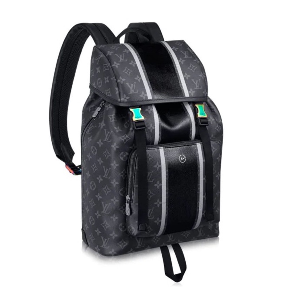 Louis Vuitton X Fragment  Zack Backpack Black Eclipse Monogram Edition
